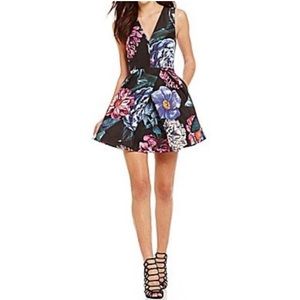 NWT Keepsake Gone Girl Dress Dahlia Floral Print